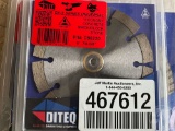 QTY OF DITEQ 5 & 7 IN. CONCRETE CUTTING BLADES