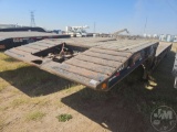 2009 NUTTALL 60 TON QUAD AXLE MECHANICAL FOLDING NECK LOWBOY TRAILER VIN: 4C9VV56459A061293