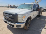 2016 FORD F-350 SUPER DUTY EXTENDED CAB 4X4 FLATBED TRUCK VIN: 1FD8W3HT4GEC13687