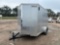 2018 UNIVERSAL TRAILER HAULMARK HMVG610S 10 FT S/A ENCLOSED TRAILER VIN: 575CB101XJH355881