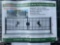 UNUSED ALLMETAL K2007N METAL FARM DRIVEWAY GATE W/HORSE MOTIF