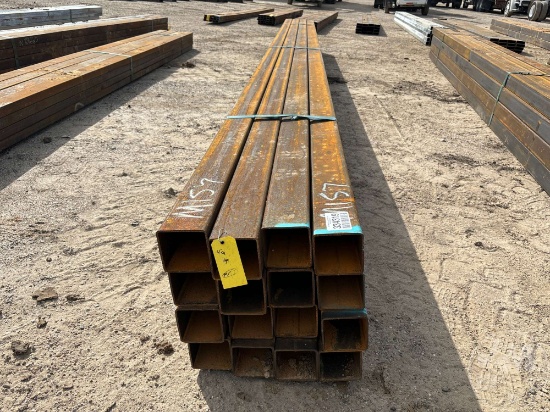 16PCS @20 FT 11 GAUGE 4 IN. SQUARE TUBING