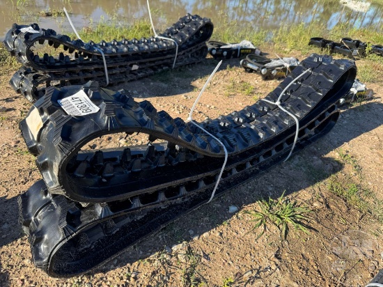 UNUSED  RUBBER TRACKS TO FIT MINI EXCAVATOR
