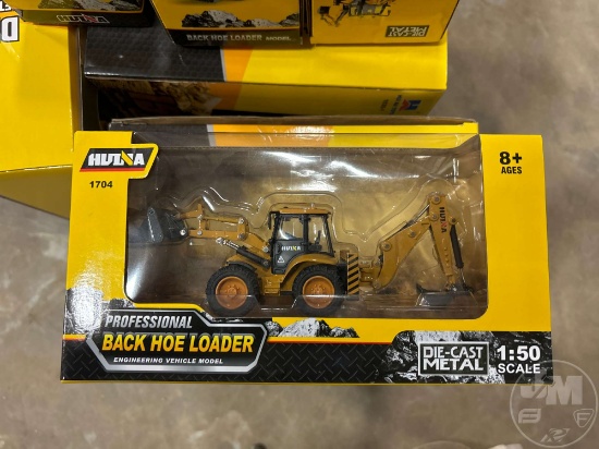 HUI NA LOADER BACKHOE DIE-CAST METAL MODEL