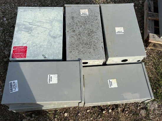 QTY OF 9 ELECTRICAL BREAKERS