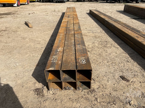 6PCS @20 FT 3/16 IN. THICKNESS 6 IN. SQUARE TUBING