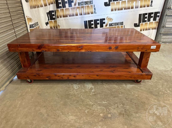 8 FT X 4 FT WOODEN TABLE