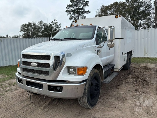 2008 FORD F-750XL SUPER DUTY EXTENDED CAB DEBRIS TRUCK VIN: 3FRNX75A28V059858