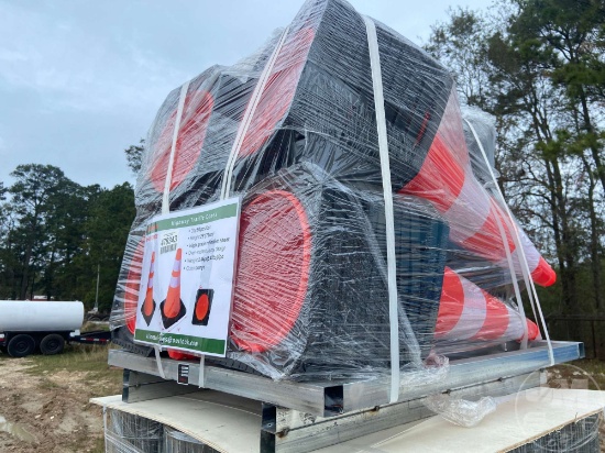 UNUSED ALLMETAL  K1428 HIGHWAY TRAFFIC CONES