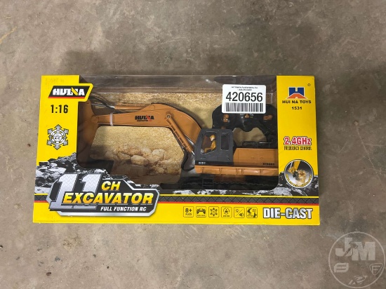HUI NA 11CH DIE CAST REMOTE CONTROL TOY EXCAVATOR