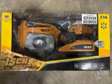 HUI NA 15CH DIE CAST REMOTE CONTROL TOY EXCAVATOR