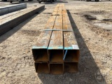 6PCS @20 FT 3/16 IN. THICKNESS 6 IN. SQUARE TUBING