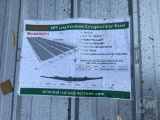 UNUSED ALLMETAL K0311 10 FT LONG GALVALUME CORRUGATED STEEL PANEL