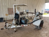 1990 SHERMAN & RILEY MACHINERY 13 FT S/A VIN: 123WM135L1T06751 PULL-TENSIONER TRAILER