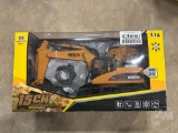 HUI NA 15CH DIE CAST REMOTE CONTROL TOY EXCAVATOR