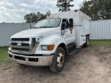 2008 FORD F-750XL SUPER DUTY EXTENDED CAB DEBRIS TRUCK VIN: 3FRNX75AX8V046551