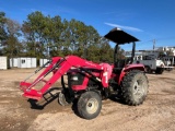 MAHINDRA 5570 2WD TRACTOR W/LOADER SN: P70TY2002