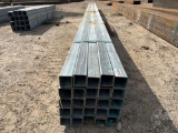 25PCS @ 24 FT 12 GAUGE 2-1/2 IN. GALVANZIED SQUARE