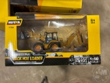 HUI NA LOADER BACKHOE DIE-CAST METAL MODEL