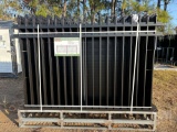 UNUSED ALLMETAL K0608-22 POWER COATED STEEL SITE FENCE