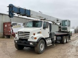 1999 STERLING L7501 T/A W/USTC 28L BOOM/ CRANE TRUCK VIN: 2FZNRJCBXXAA44638
