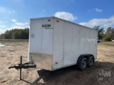 2014 LOOK 15 FT T/A ENCLOSED TRAILER VIN: 53BLTEA29EF008217