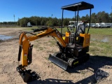 UNUSED 2024 MIVA VA15 MINI EXCAVATOR SN: VA152409215