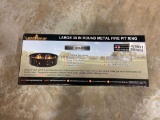 UNUSED LANDHONOR LARGE 36 IN ROUND METAL FIRE PIT RING
