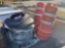 TRAFFIC BARRELS