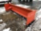 KC SNOW PUSHER W/ STEEL BLADES SN: B08J1719 96 INCHES