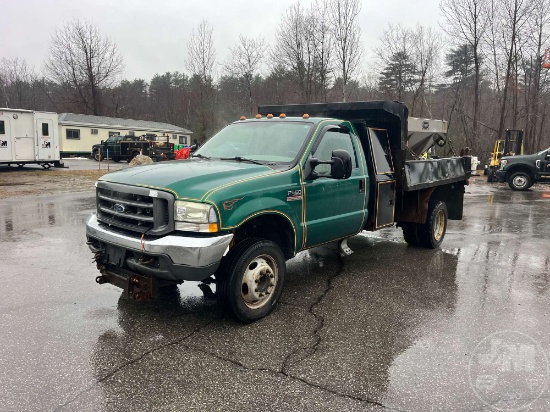 2004 FORD F450 SINGLE AXLE DUMP TRUCK VIN: 1FDXF46P9ED43922