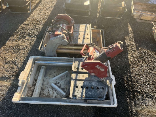 QTY (2) MK TILE SAWS