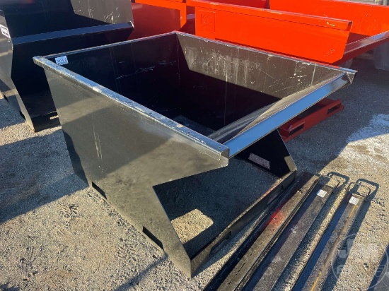 UNUSED KC STANDARD DUTY 1.5 CY CAPACITY DUMPING HOPPER