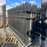 UNUSED EINGP F10, 7’......H X10’......L WROUGHT IRON FENCE, 22 FENCE