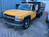 2001 CHEVROLET SILVERADO S VIN: 1GBJK34U11F104609