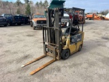 1998 CATERPILLAR GC15 PNEUMATIC TIRE FORKLIFT SN: 2EM05249
