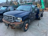 2004 FORD F-350 S/A UTILITY TRUCK VIN: 1FDWF37P84EA83937
