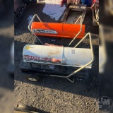 (1) READY HEATER 150,000 BTU, (1) DAYTON 110,000 BTU HEATERS