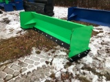 KC SNOW PUSHER W/ STEEL BLADES SN: B04K1708 96 INCHES