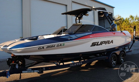 2013 SUPRA SA350 VIN ISRSA055C313 DECK BOAT