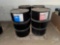 QTY OF (3) NEW BARRELS OF 15W-40 OIL, AND (1) BEW BARREL OF ISO100 HYDRAULIC OIL