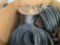 QTY OF HOSES & SPOOL OF STEEL CABLE