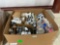 PALLET OF SPRAY PAINT AND PAINT