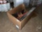 AGCO BOX OF HITCH COMPONENTS & HAY MOISTURE TESTERS