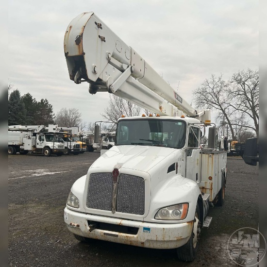 2013 KENWORTH T370 MATERIAL HANDLING BUCKET TRUCK TEREX HI-RANGER TC55 VIN: 2NKHHM7X8DM339974