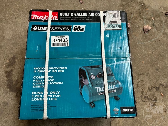 MAKITA 2 GALLON QUIET SERIES PORTABLE AIR COMPRESSOR