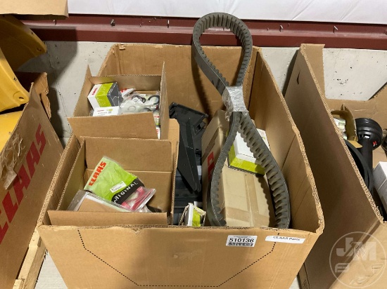 CLAAS MISC COMBINE PARTS INCLUDING BELTS & ELECTRICAL COMPONENTS