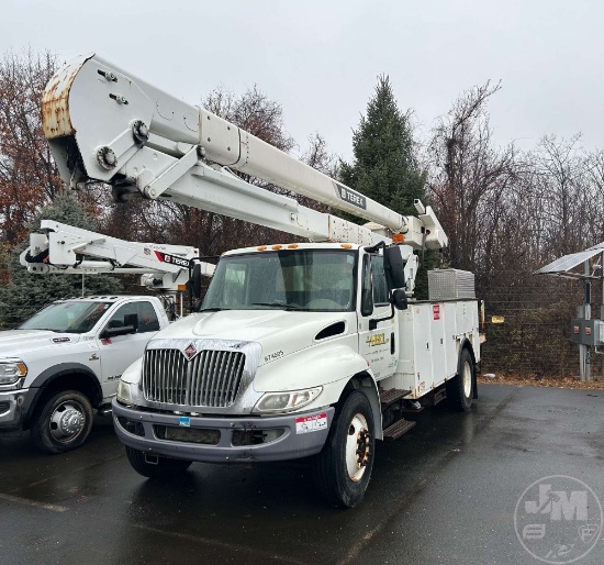 2015 INTERNATIONAL 4300 SBA 4X2 MATERIAL HANDLING BUCKET TRUCK TEREX HI-RANGER VIN: 3HAMMAAN5FL73113