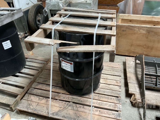 PALLET OF HYDRAULIC OIL