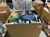PALLET OF AGCO NOVELTIES, SHIRTS,COATS,ROGATOR TOYS,SHIRTS OTHER MISC TOYS